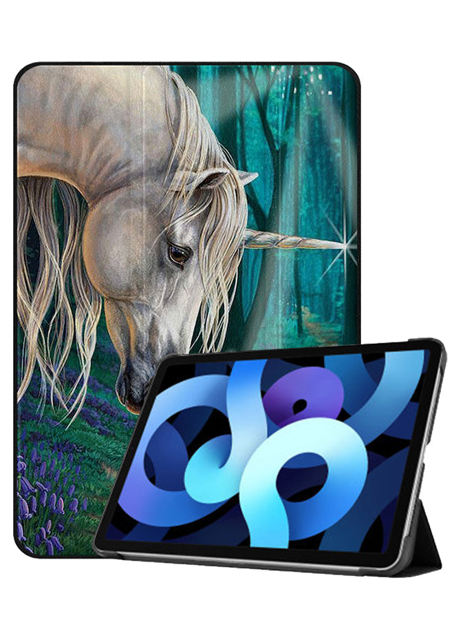 Apple iPad Air 10.9 4th generation Case Cover Unicorn Girl Loving Her Unicorn