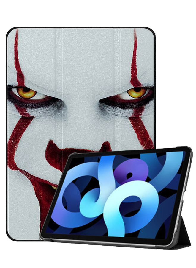 Apple iPad Air 10.9 4th generation Case Cover White & Red Face
