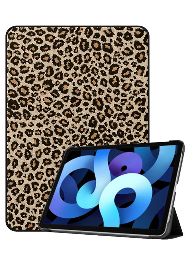 Apple iPad Air 10.9 4th generation Case Cover Brown Leopard Pattern