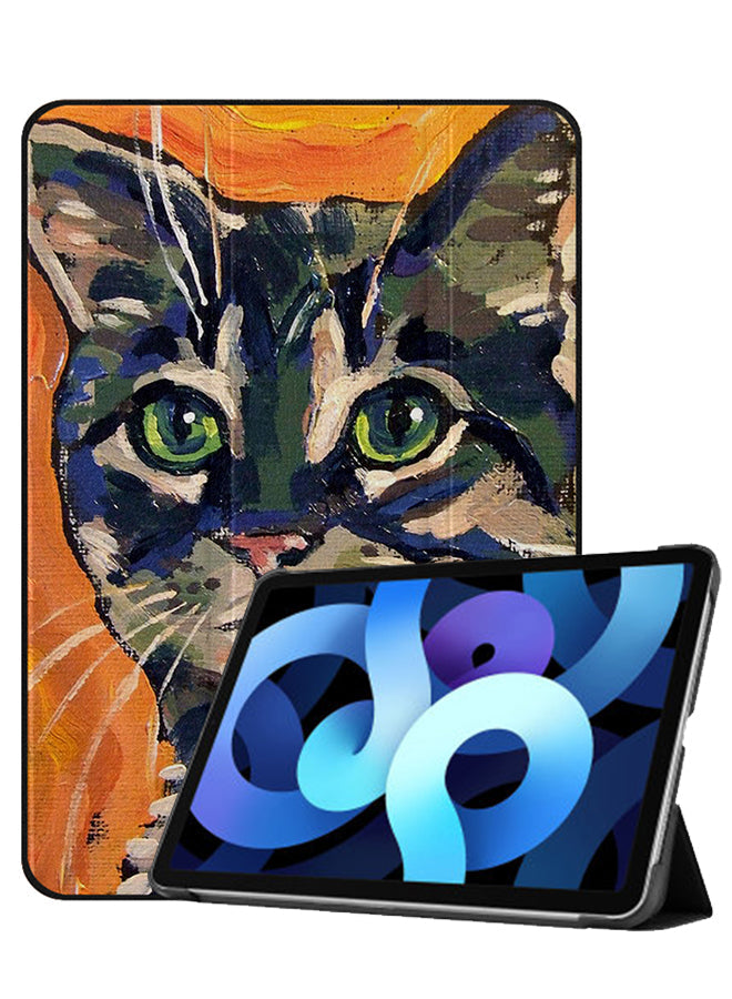 Apple iPad Air 10.9 4th generation Case Cover Cat Paint Art