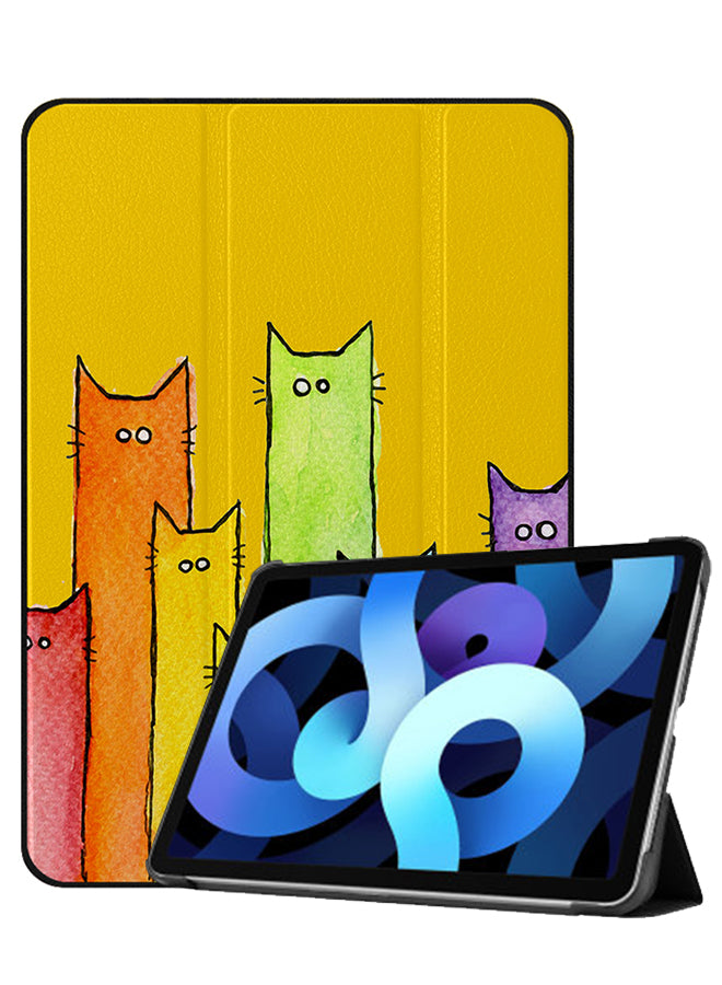 Apple iPad Air 10.9 4th generation Case Cover Colorfull Cats Art