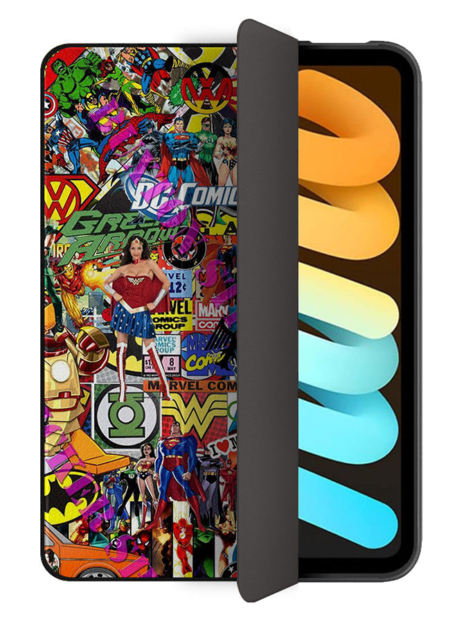 Apple iPad mini 6th generation Case Cover Super Heros Comics 02