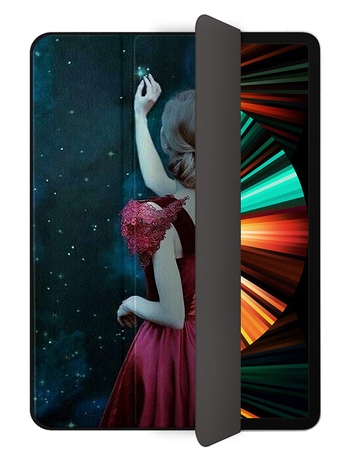 Apple iPad Pro 12.9 (2021) Case Cover Girl Touching Star