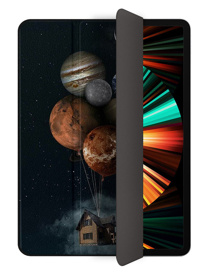 Apple iPad Pro 12.9 (2021) Case Cover Home Hanging From Planets