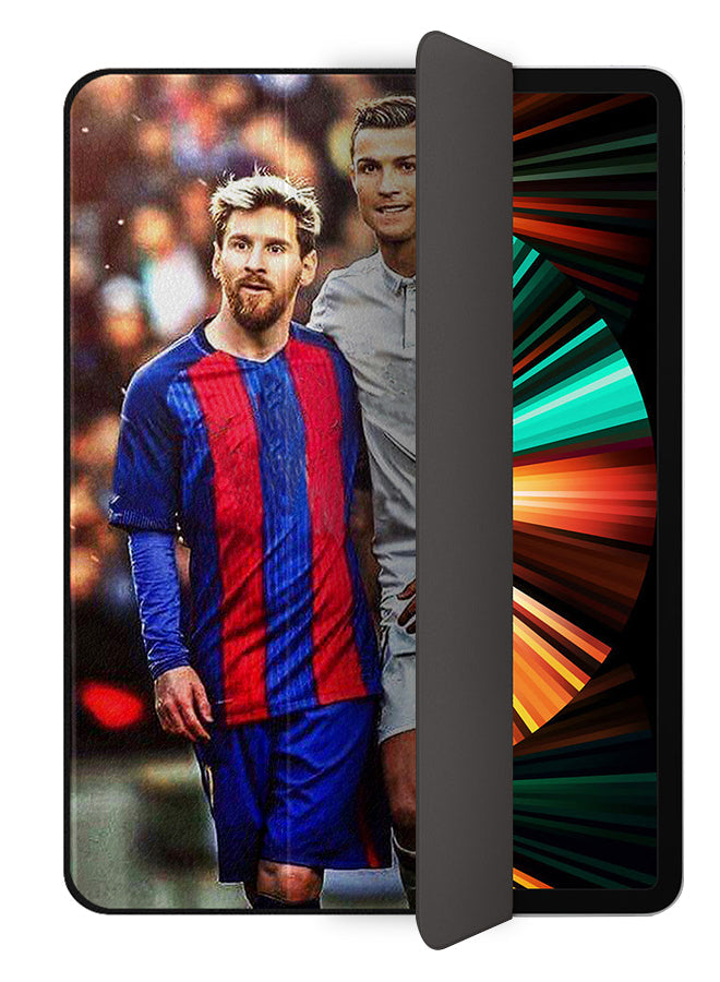 Apple iPad Pro 12.9 (2021) Case Cover Messi & Ronaldo