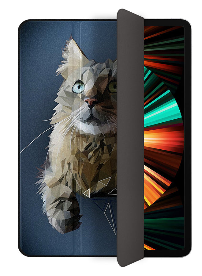 Apple iPad Pro 12.9 (2021) Case Cover Moasic Cat