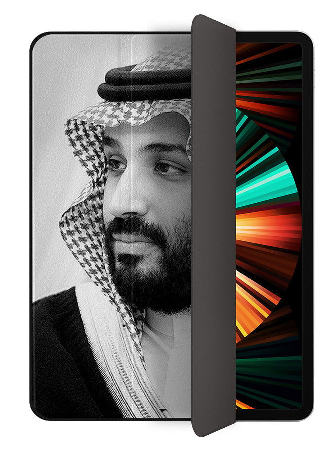 Apple iPad Pro 12.9 (2021) Case Cover Muhammad Bin Salman B&w