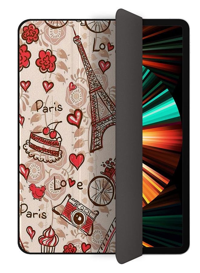 Apple iPad Pro 12.9 (2021) Case Cover Paris Eiffel Tower