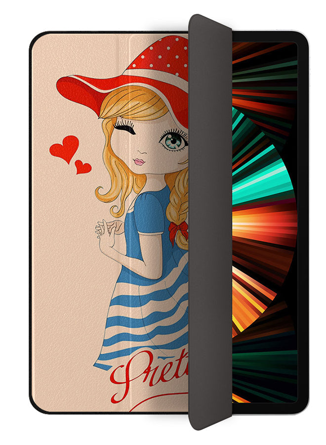 Apple iPad Pro 12.9 (2021) Case Cover Pretty Girl Looking Back