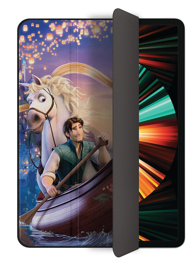 Apple iPad Pro 12.9 (2021) Case Cover Rapunzel On Boat