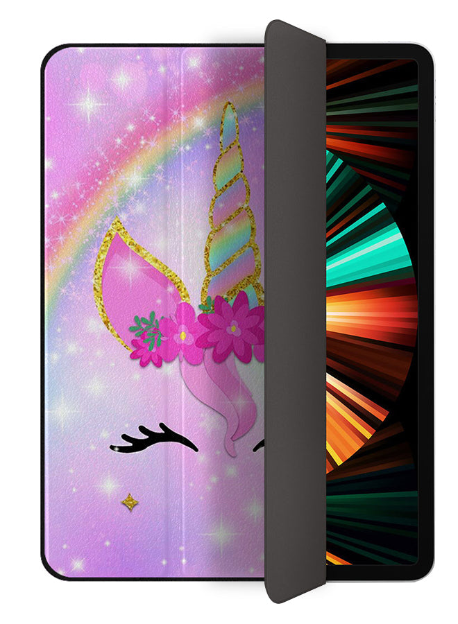 Apple iPad Pro 12.9 (2020) Case Cover Unicirn & Rainbow Art