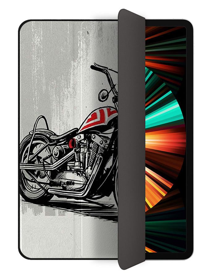 Apple iPad Pro 12.9 (2021) Case Cover Bike Art