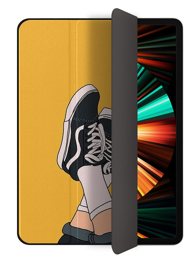 Apple iPad Pro 12.9 (2020) Case Cover Blask Canva Shoes