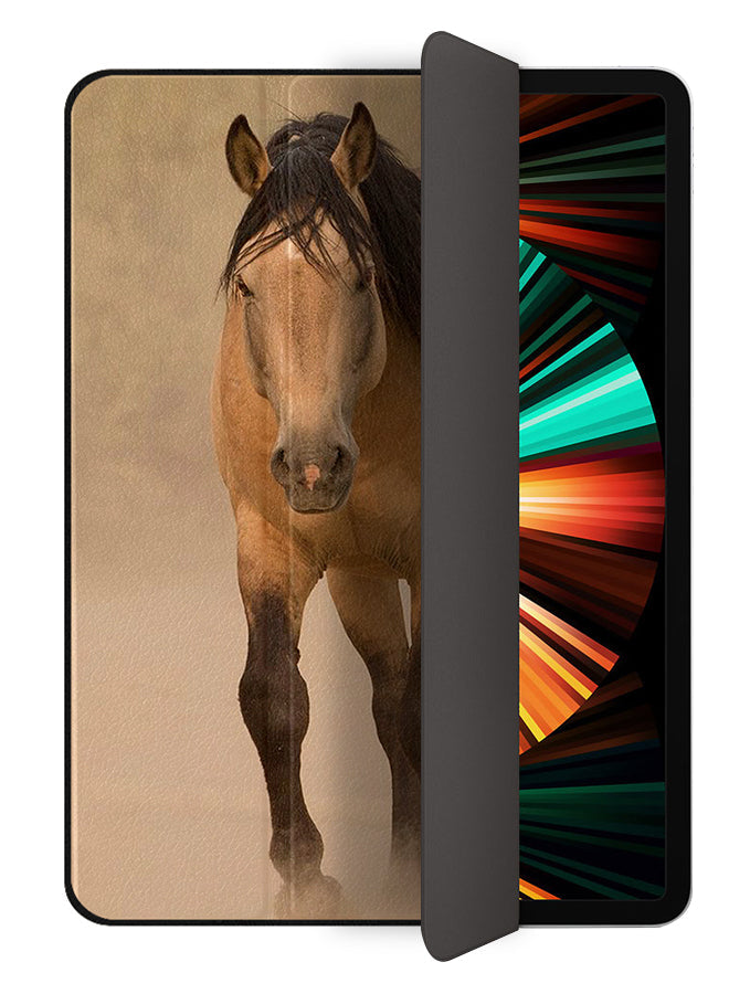 Apple iPad Pro 12.9 (2021) Case Cover Brown Horse