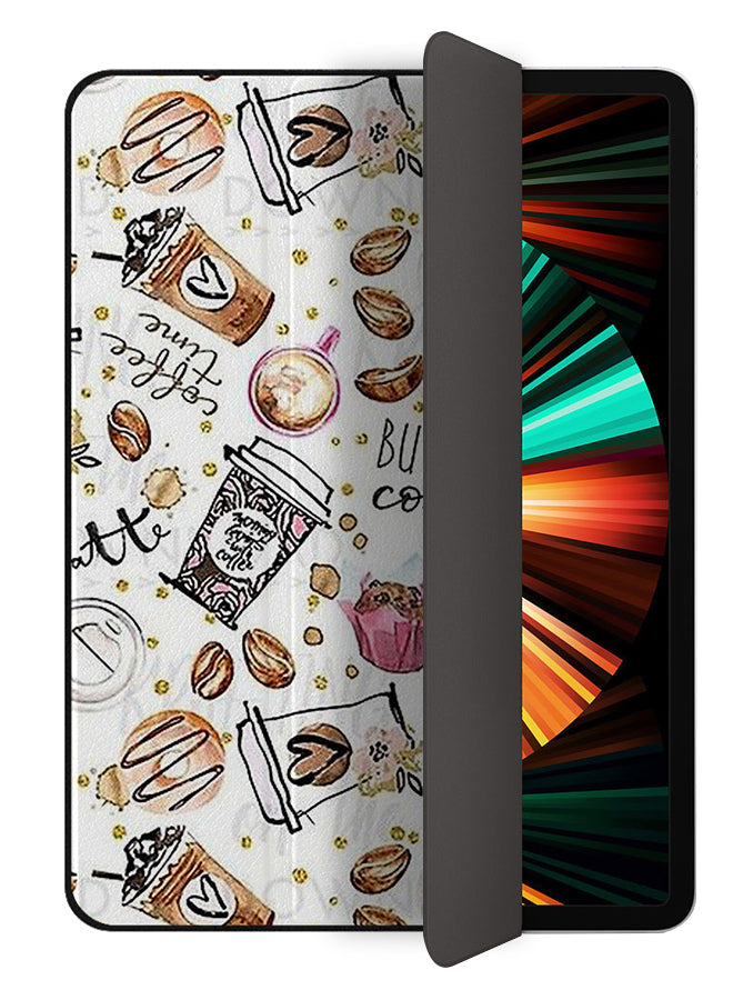 Apple iPad Pro 12.9 (2021) Case Cover But First Cofee