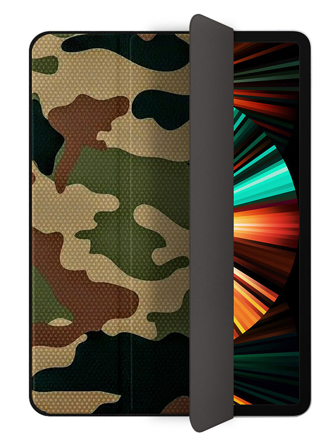 Apple iPad Pro 12.9 (2022) Case Cover Camouflagtexture