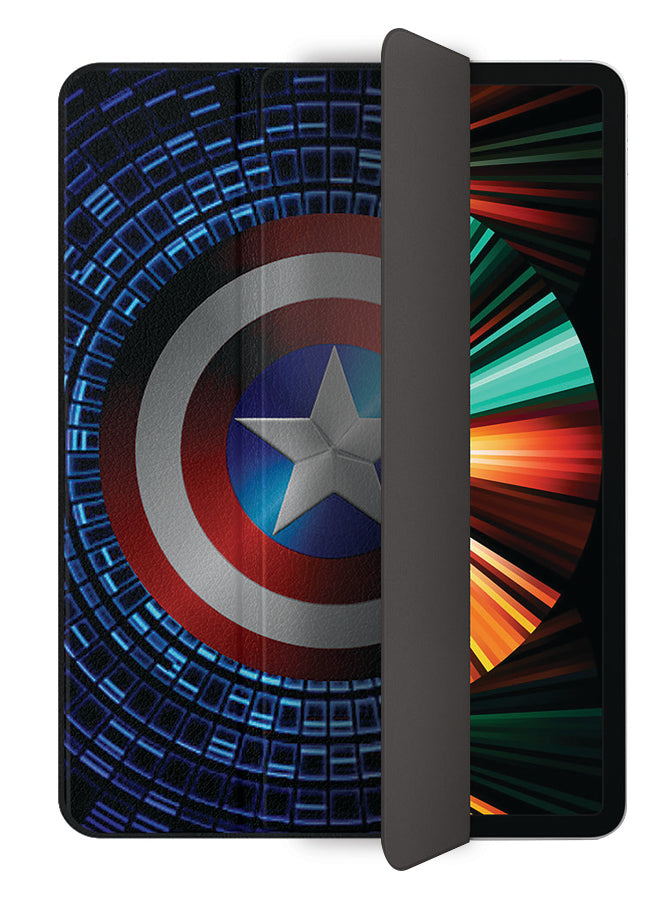 Apple iPad Pro 12.9 (2021) Case Cover Captan America Shield Hd