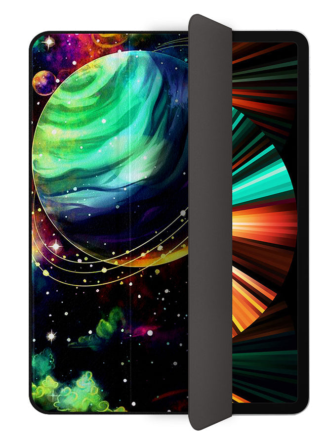 Apple iPad Pro 12.9 (2021) Case Cover Colorful Planets In Space