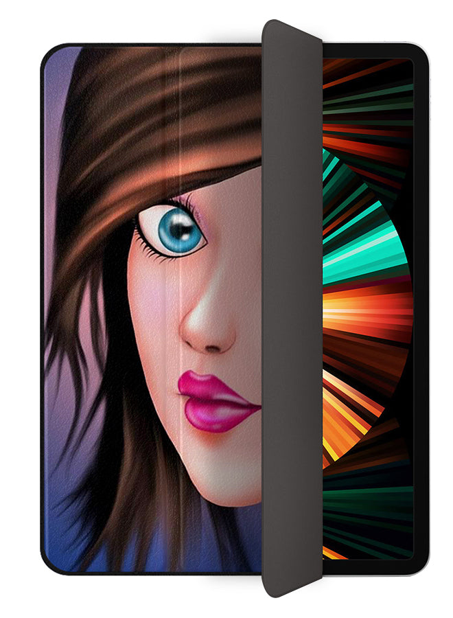 Apple iPad Pro 12.9 (2021) Case Cover Cute Girl