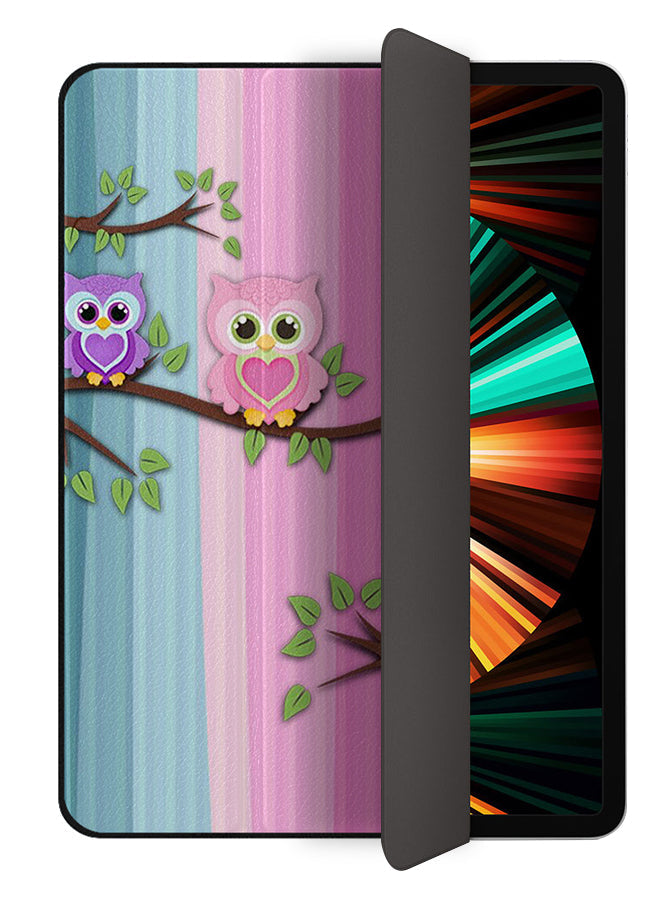 Apple iPad Pro 12.9 (2021) Case Cover Cute Owls