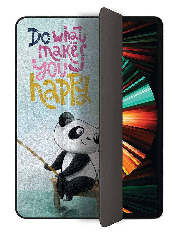 Apple iPad Pro 12.9 (2021) Case Cover Do What Makes You Happy Pandas