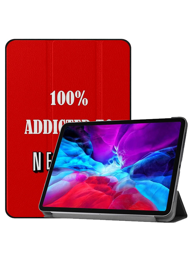 Apple iPad Pro 12.9 (2020) Case Cover 100 % Addicated To Netflix