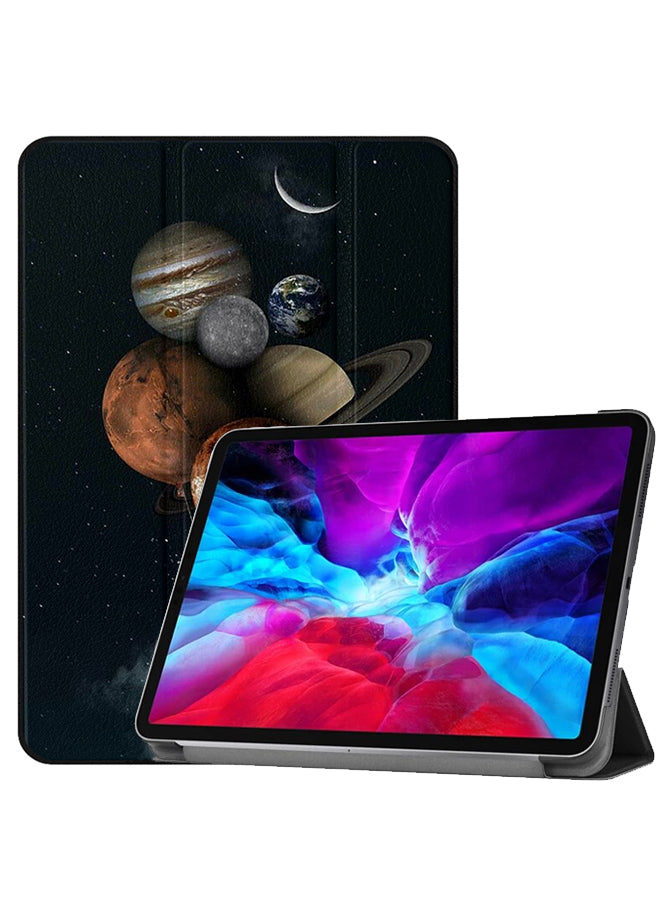 Apple iPad Pro 12.9 (2021) Case Cover Home Hanging From Planets