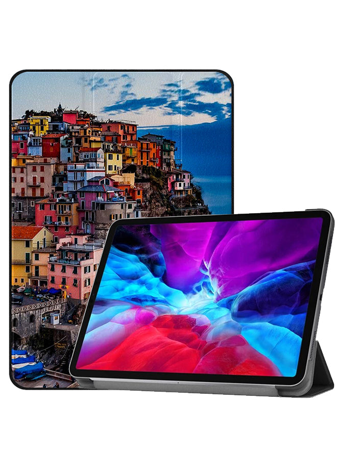 Apple iPad Pro 12.9 (2021) Case Cover Houses On The Sea