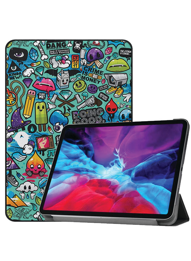 Apple iPad Pro 12.9 (2022) Case Cover Kids Doodle