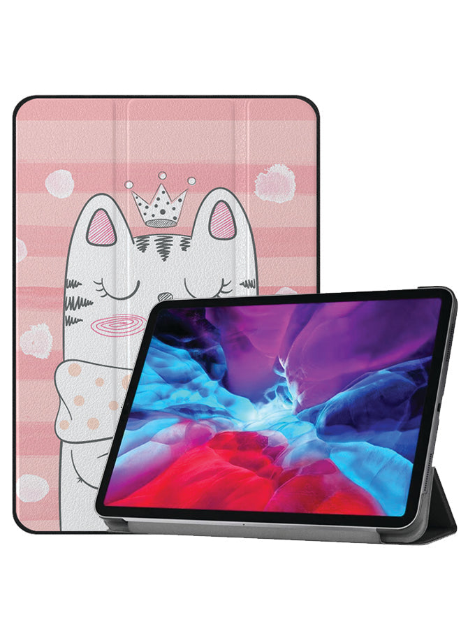 Apple iPad Pro 12.9 (2021) Case Cover Lady Cat