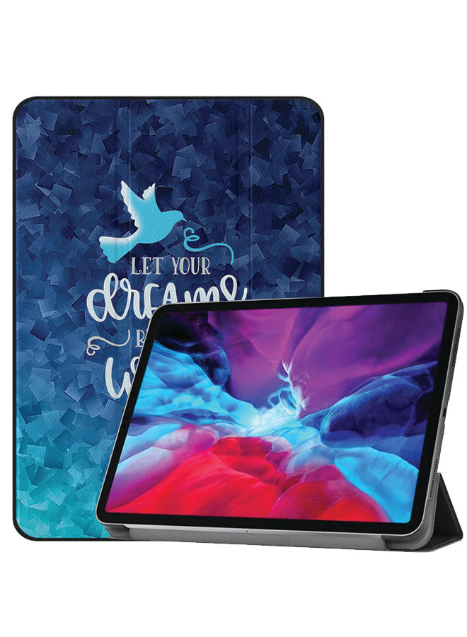 Apple iPad Pro 12.9 (2021) Case Cover Let Your Dreams Be Your Wings