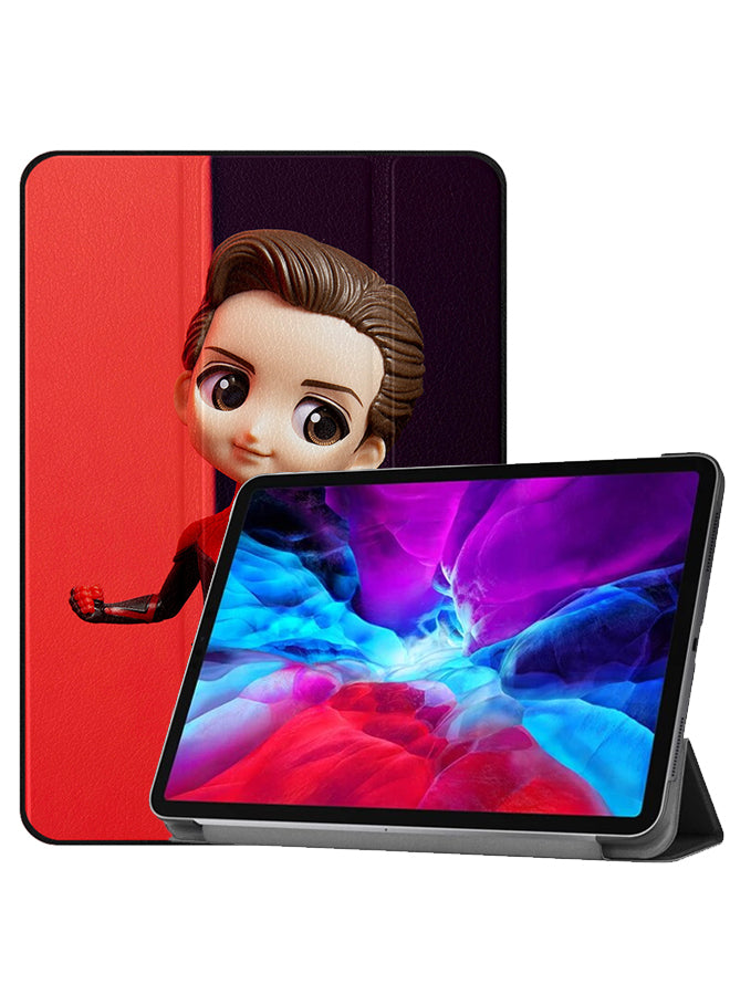 Apple iPad Pro 12.9 (2021) Case Cover Mini Spiderman Flying