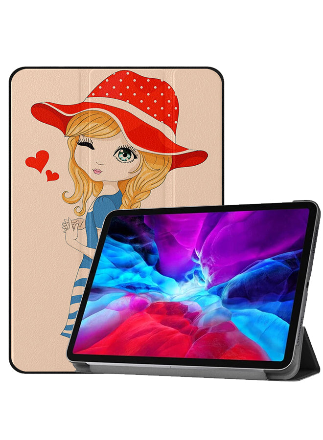 Apple iPad Pro 12.9 (2021) Case Cover Pretty Girl Looking Back
