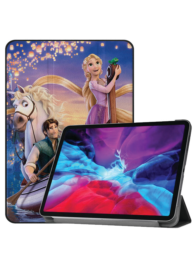 Apple iPad Pro 12.9 (2021) Case Cover Rapunzel On Boat
