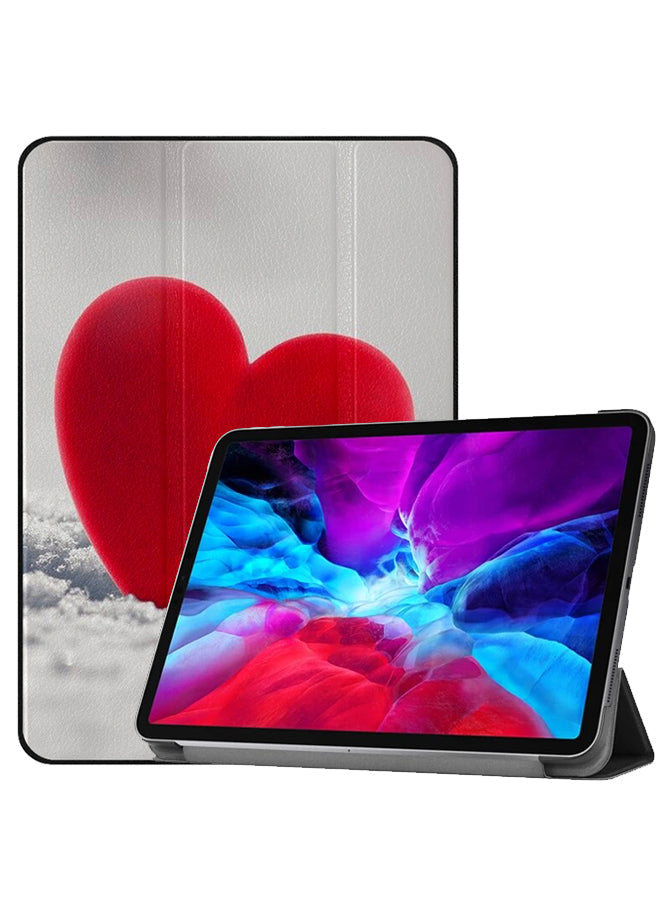 Apple iPad Pro 12.9 (2020) Case Cover Red Love Heart