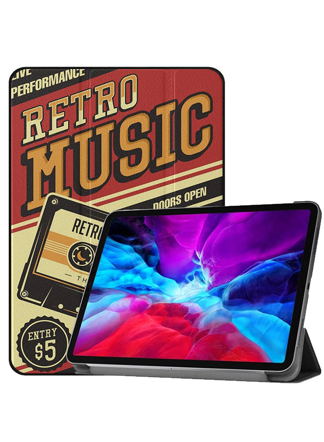 Apple iPad Pro 12.9 (2021) Case Cover Retro Music