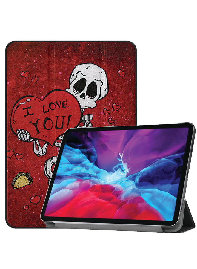 Apple iPad Pro 12.9 (2020) Case Cover Skeleton Love And Taco