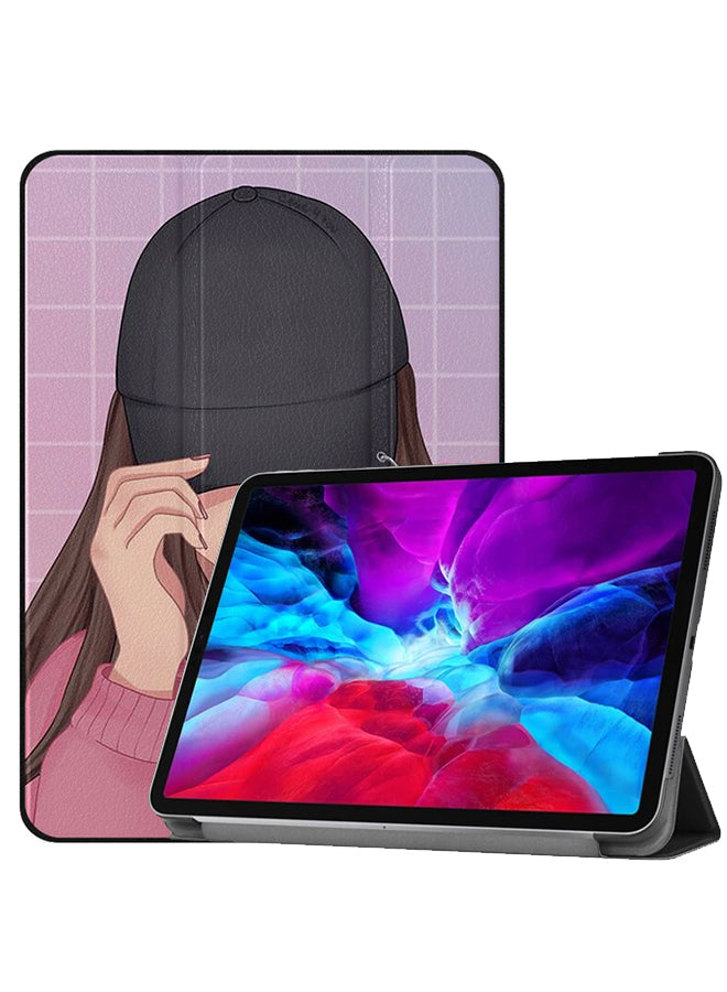 Apple iPad Pro 12.9 (2021) Case Cover Snap Love Cap Girl