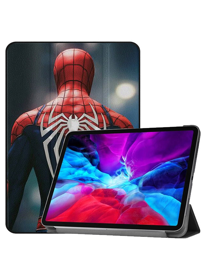 Apple iPad Pro 12.9 (2021) Case Cover Spiderman Back