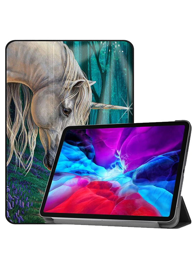 Apple iPad Pro 12.9 (2020) Case Cover Unicorn Girl Loving Her Unicorn
