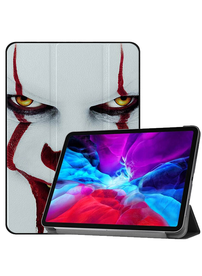 Apple iPad Pro 12.9 (2020) Case Cover White & Red Face