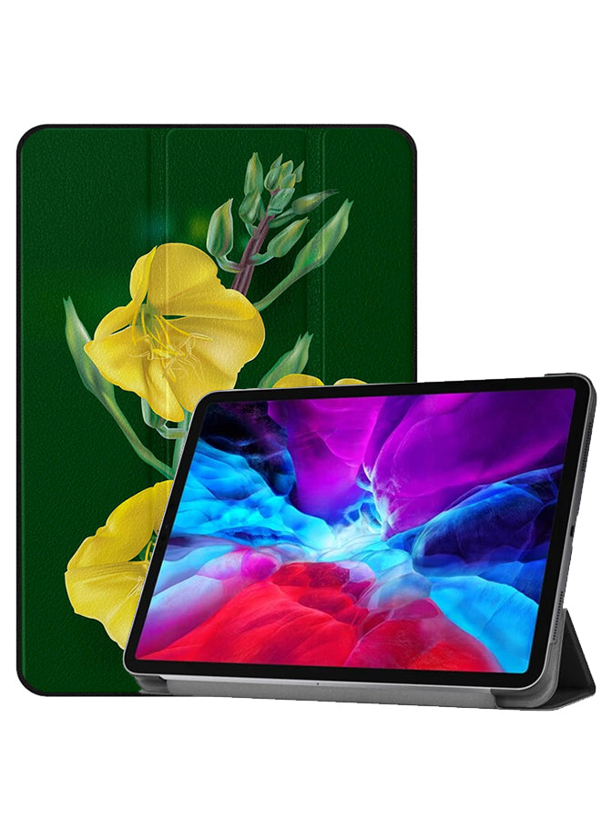 Apple iPad Pro 12.9 (2020) Case Cover Yellow Small Flowers