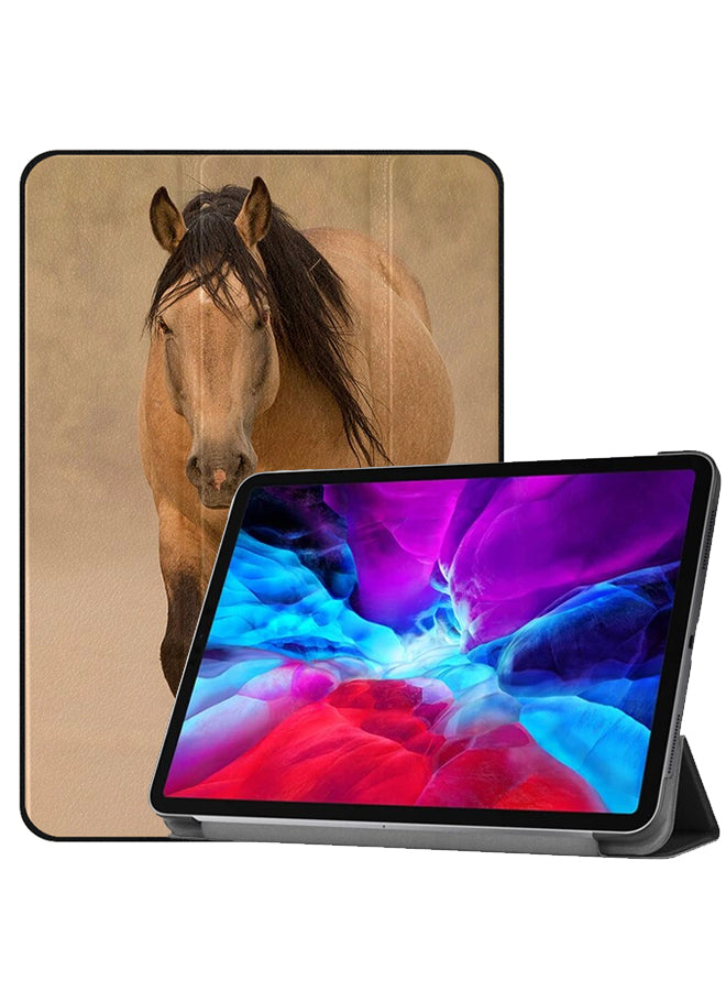 Apple iPad Pro 12.9 (2021) Case Cover Brown Horse