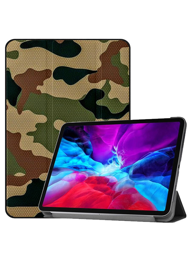Apple iPad Pro 12.9 (2022) Case Cover Camouflagtexture