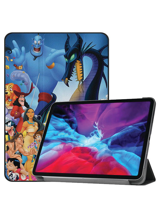 Apple iPad Pro 12.9 (2021) Case Cover Cartoon Characters All Together