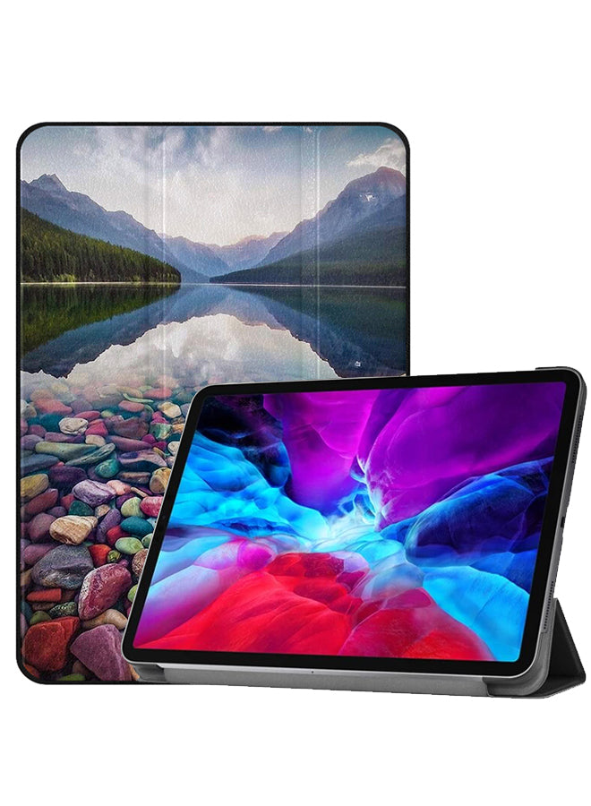 Apple iPad Pro 12.9 (2021) Case Cover Colorful Stones In Water