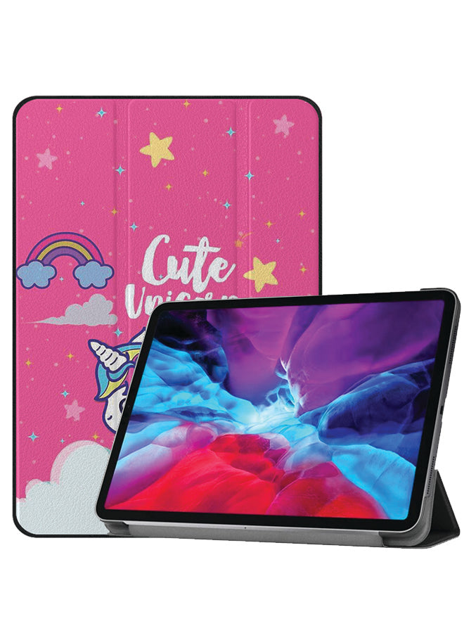 Apple iPad Pro 12.9 (2021) Case Cover Cute Unicorn