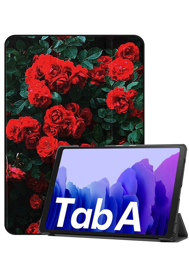 Samsung Galaxy Tab A8 10.5 (2021) Case Cover Garden Red Roses