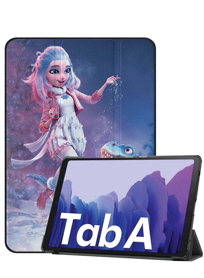 Samsung Galaxy Tab A8 10.5 (2021) Case Cover Girl And Dragon