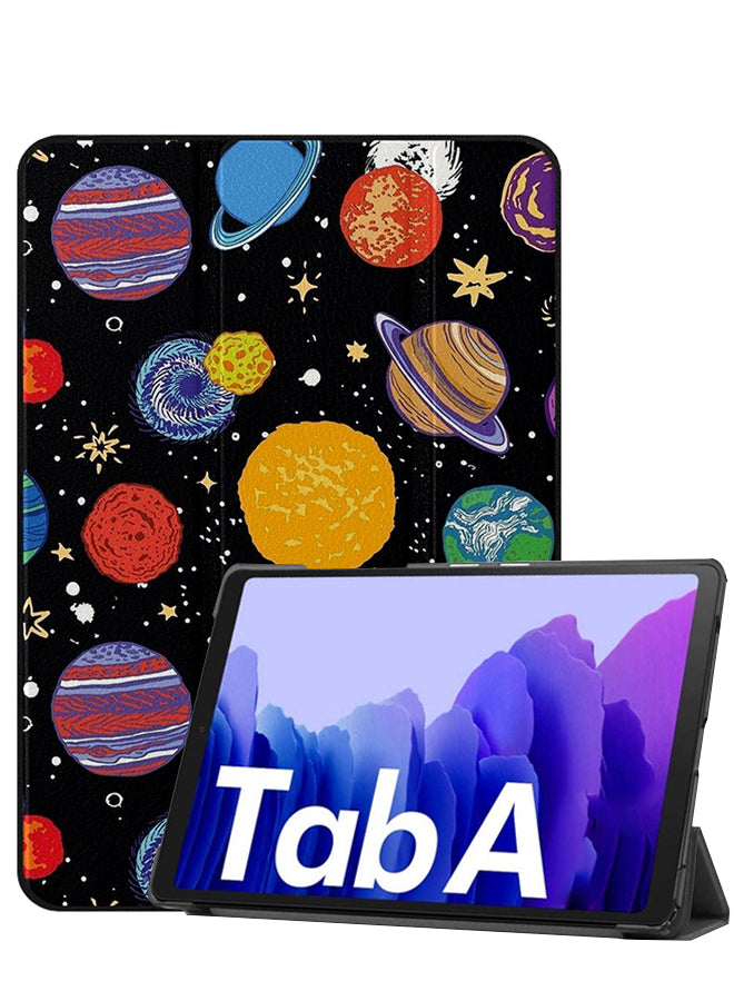 Samsung Galaxy Tab A8 10.5 (2021) Case Cover Multi Color Planets In Space